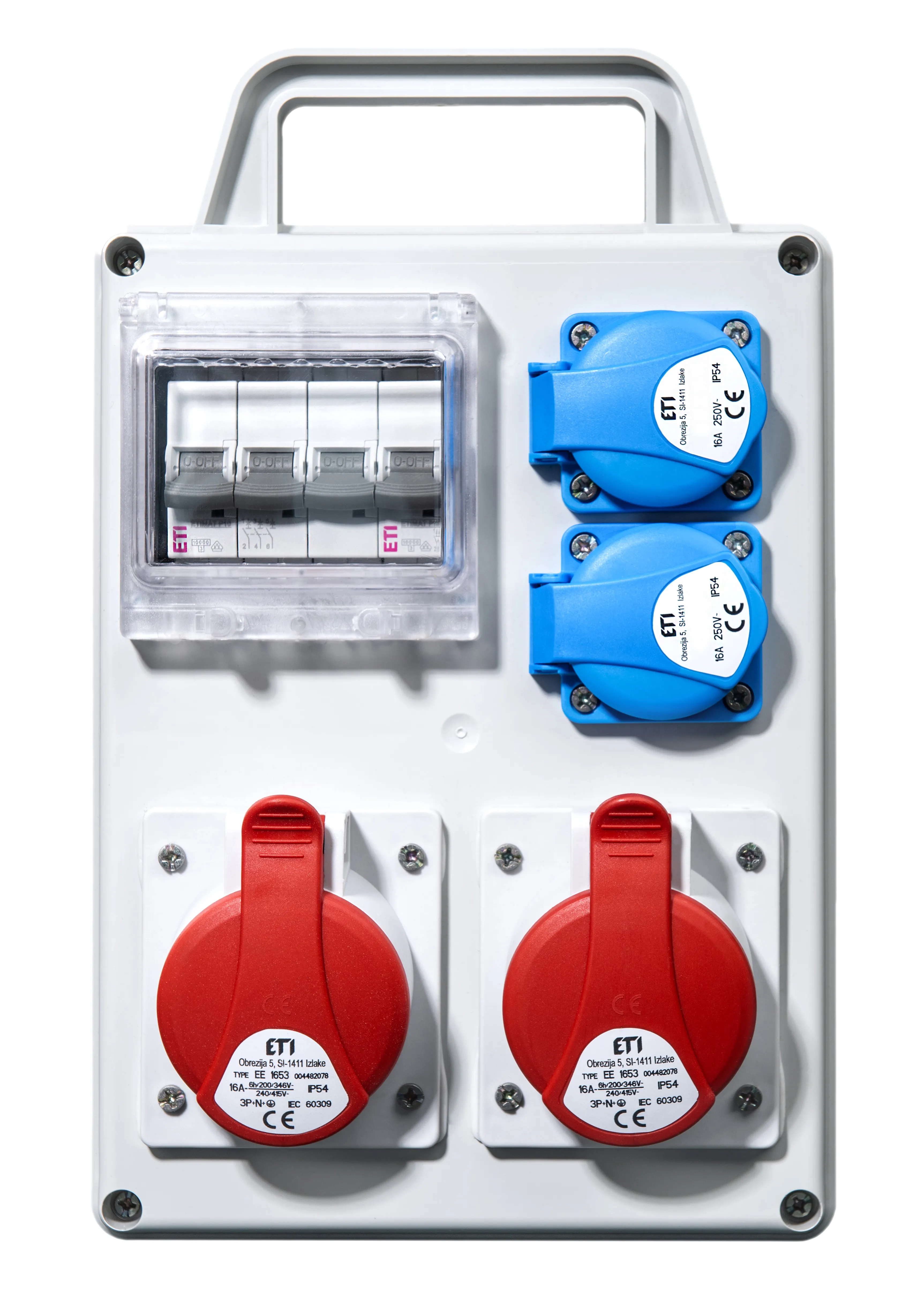vormontierter Verteilerkasten EDS4D 2/2 16 B+C 001105825
