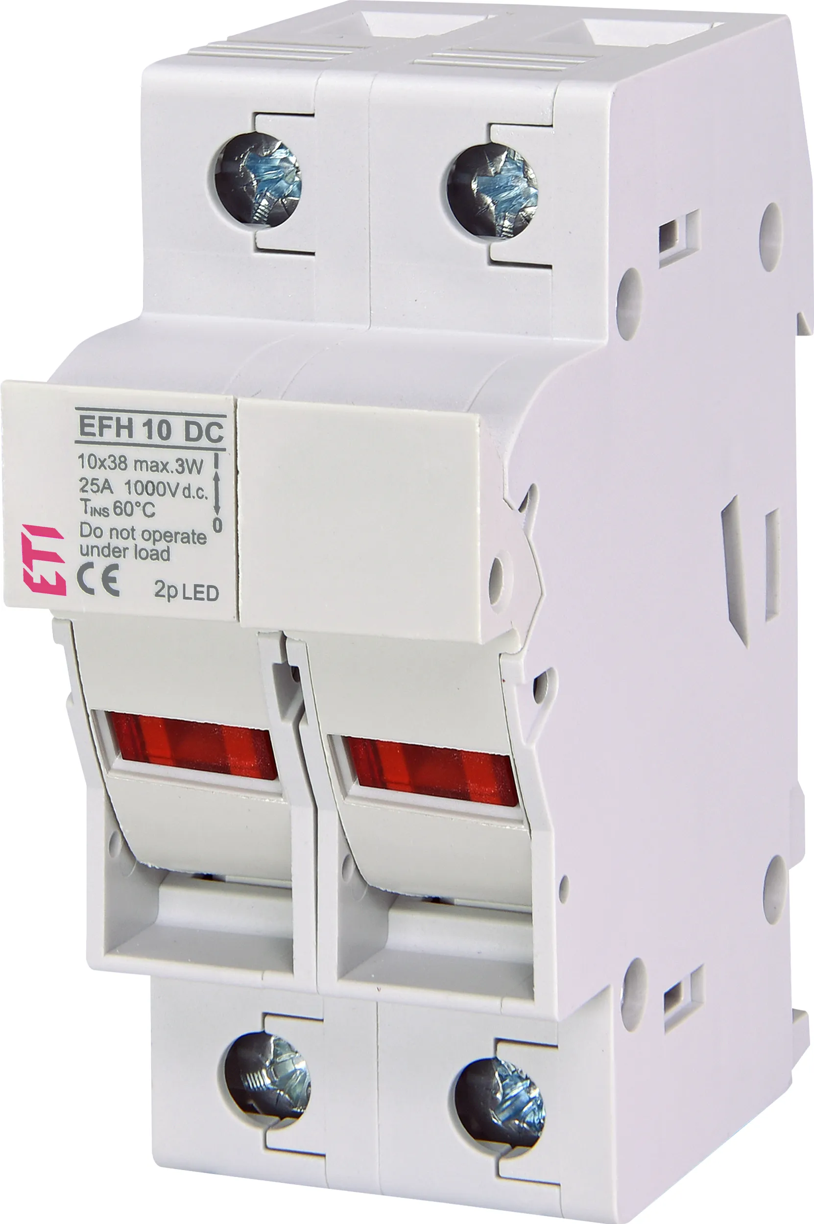 Sicherungssockel EFH 10 DC 2p LED 002540213