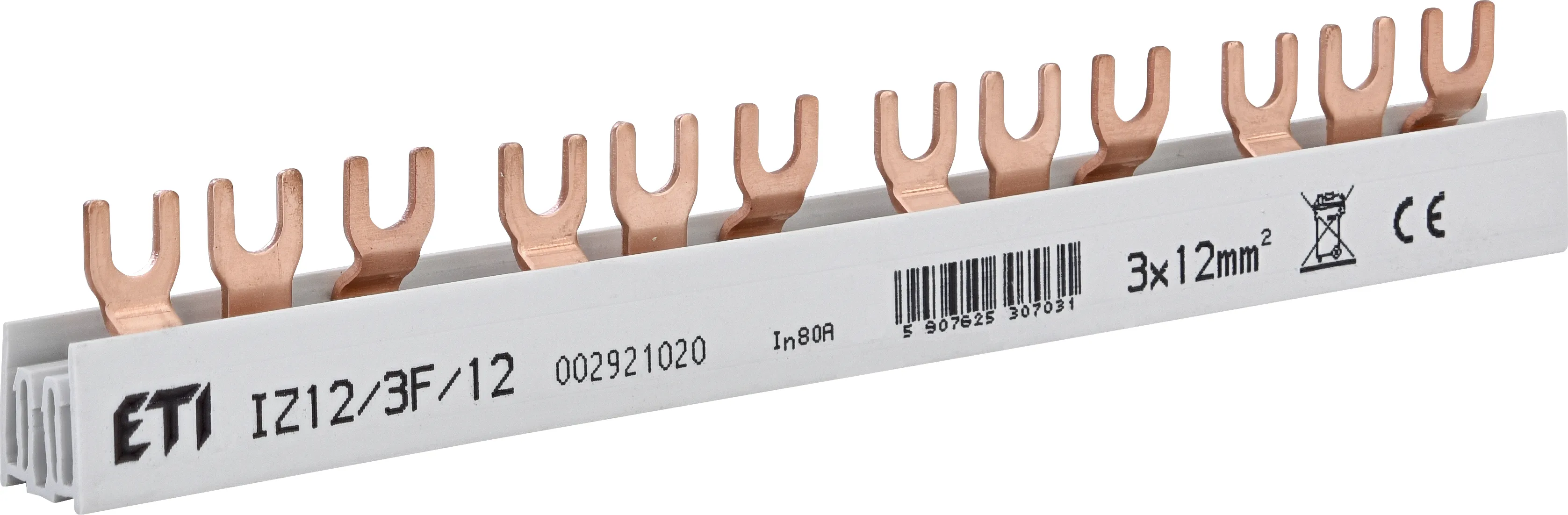 Isolierte Sammelschiene IZ12/3F/12 002921020