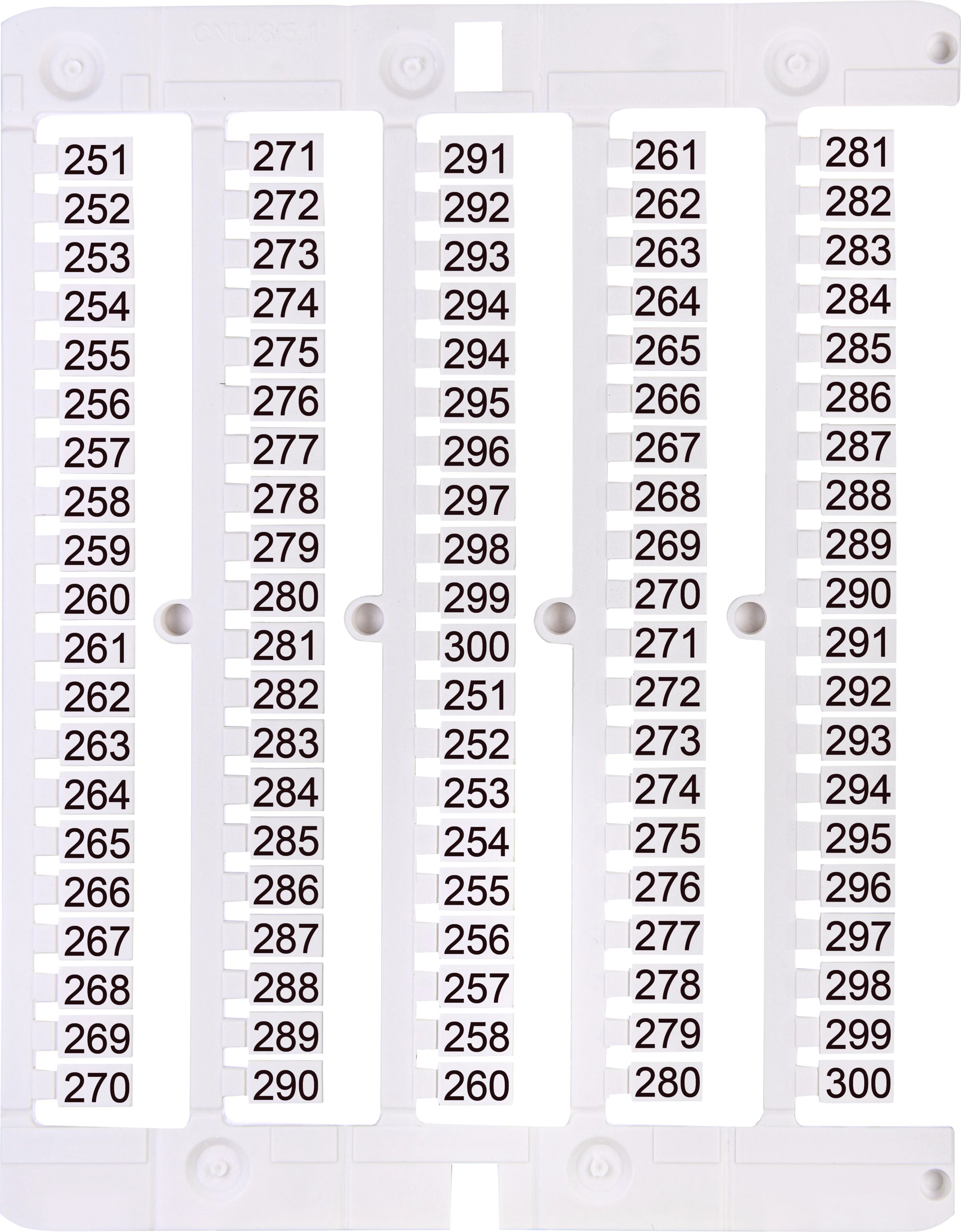 Bezeichnung Platte ES-NU0851251 003903082