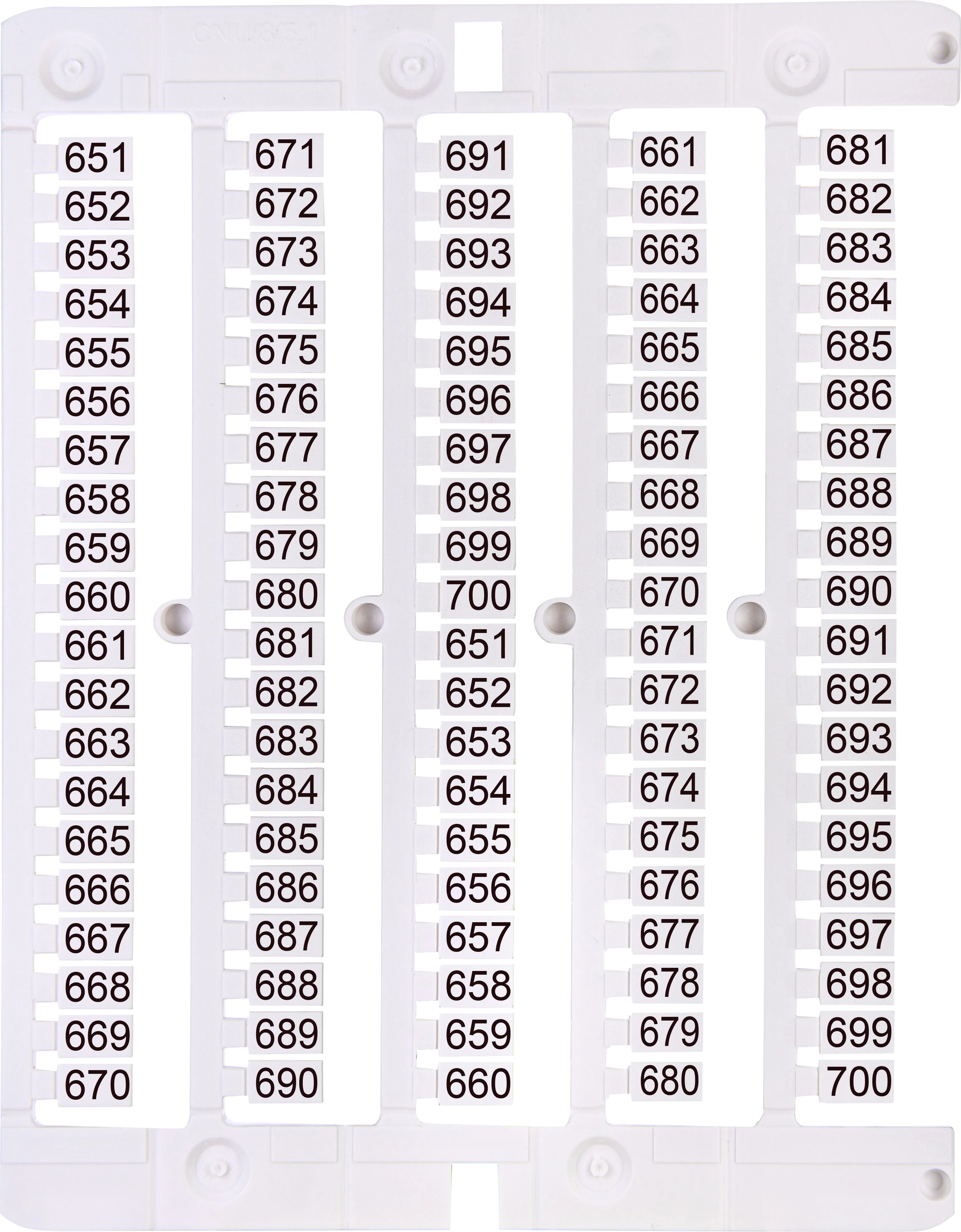 Bezeichnung Platte ES-NU0851651 003903090