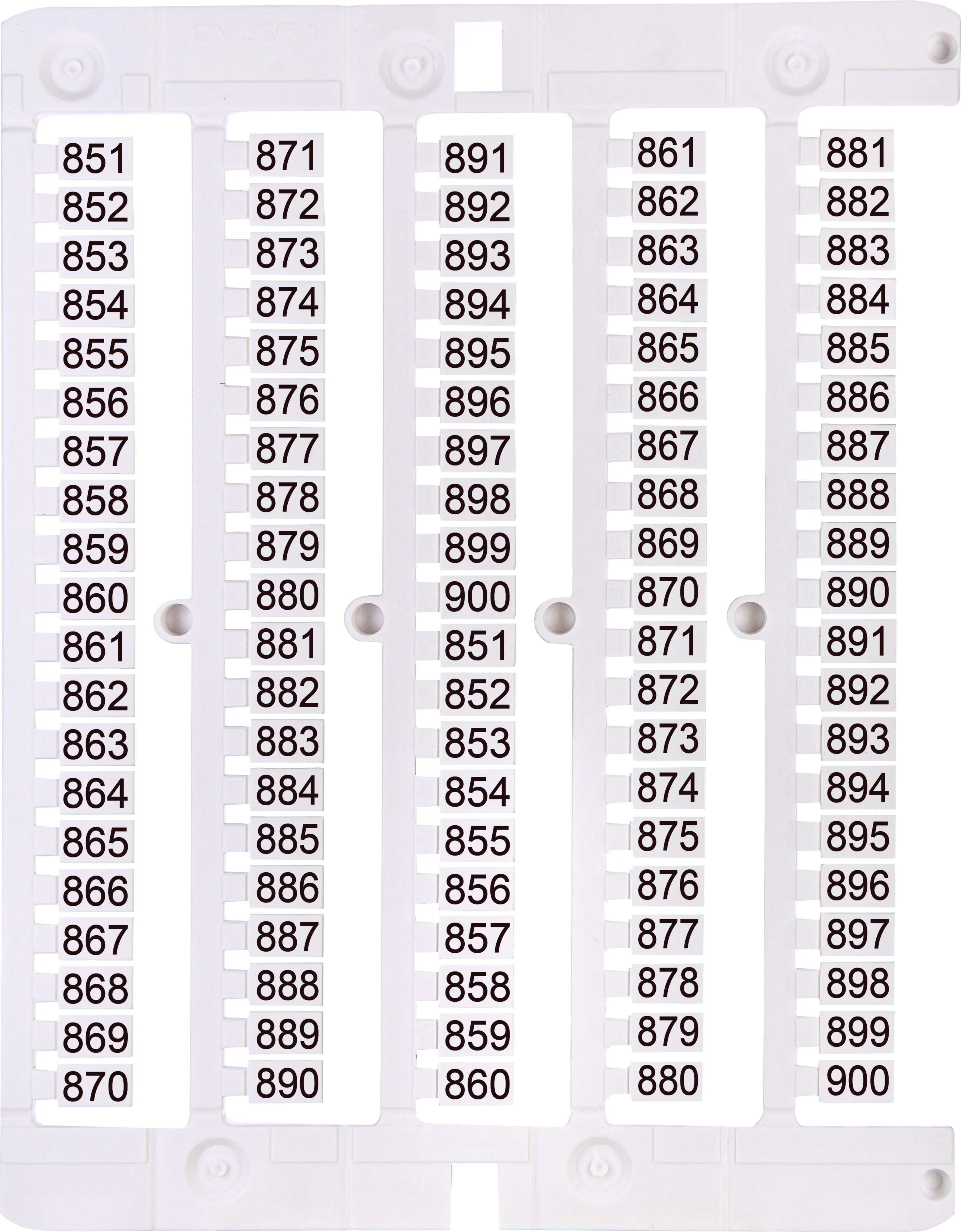 Bezeichnung Platte ES-NU0851851 003903094