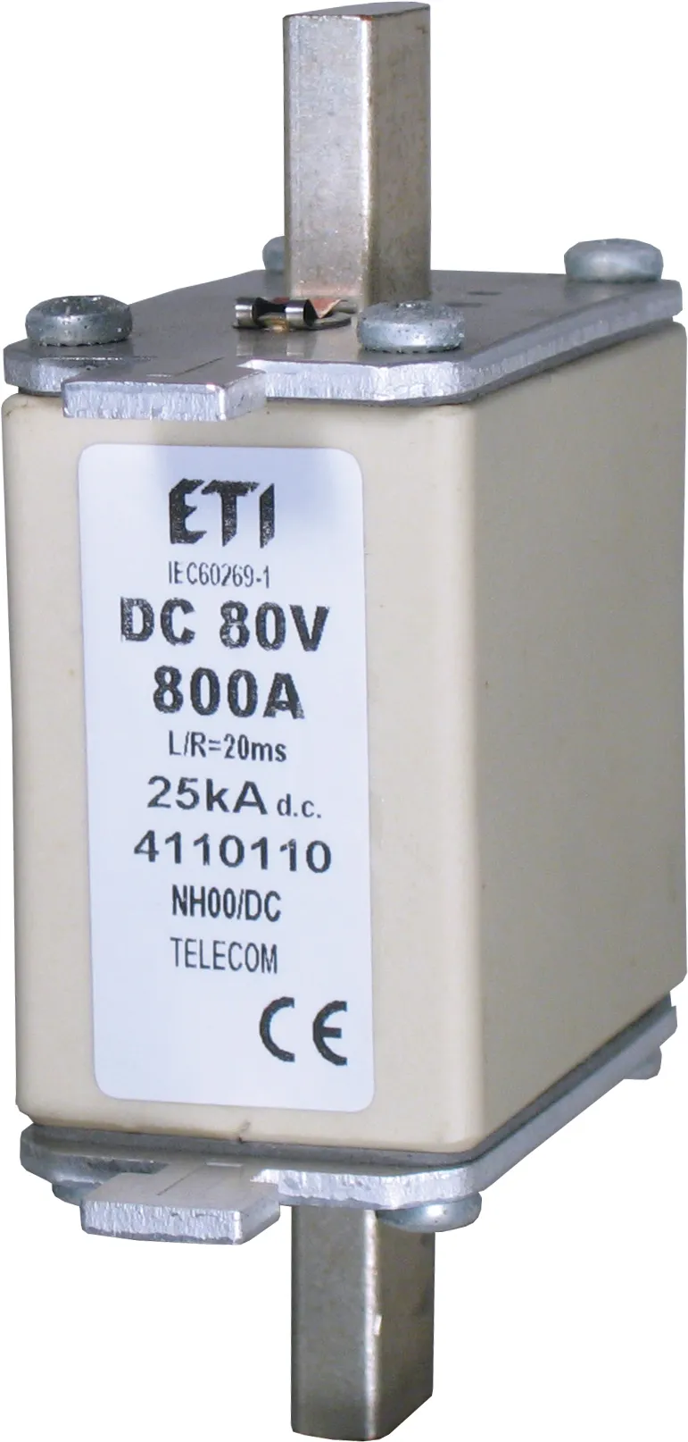 Sicherungseinsatz NH00 250A/80V DC 004110107