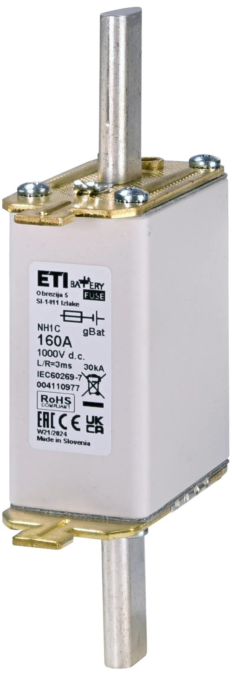 Sicherungseinsatz NH1C gBat 40A/1000V DC 004110971