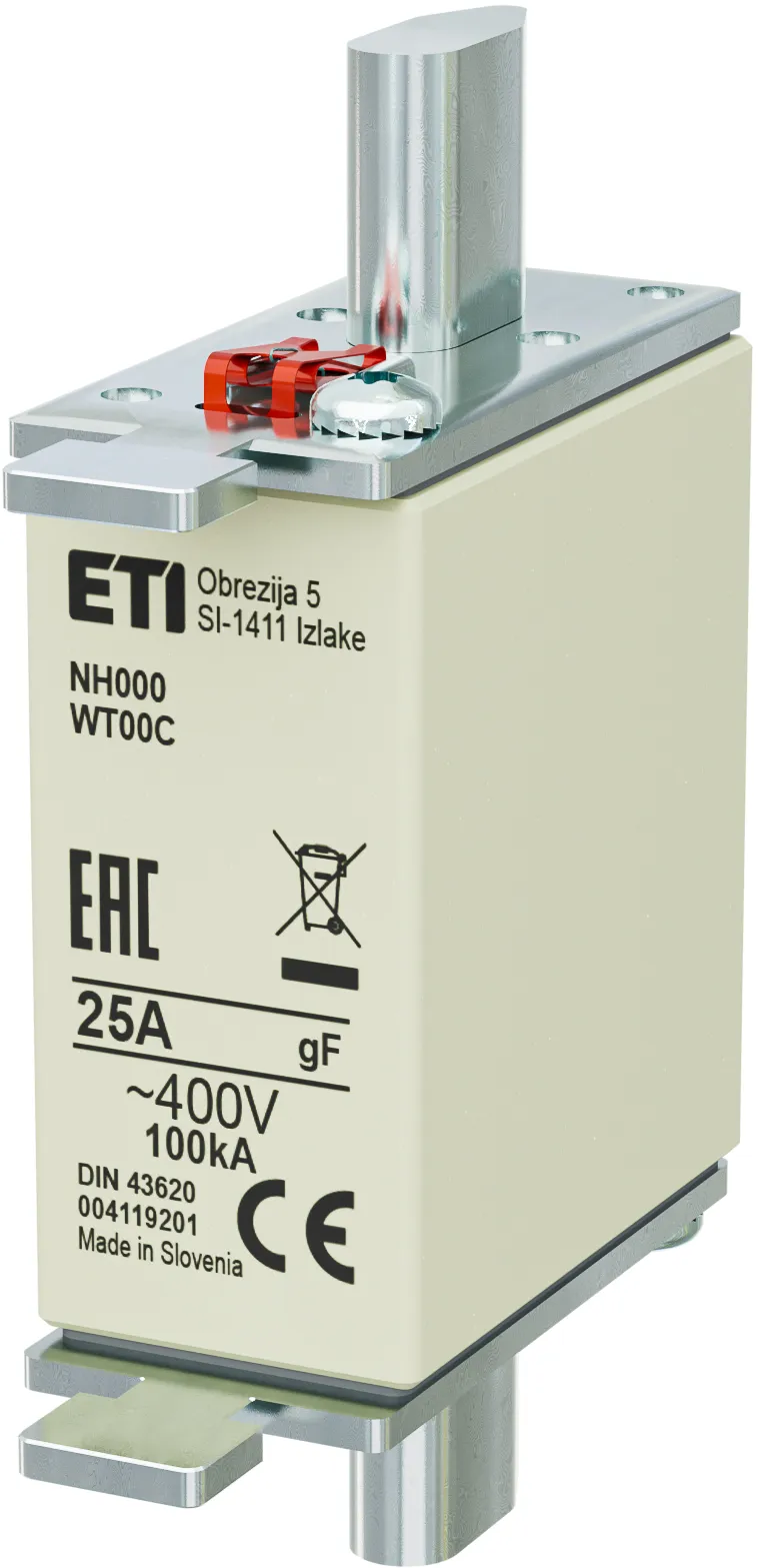 Sicherungseinsatz NH000 gF 25A/400V 004119201