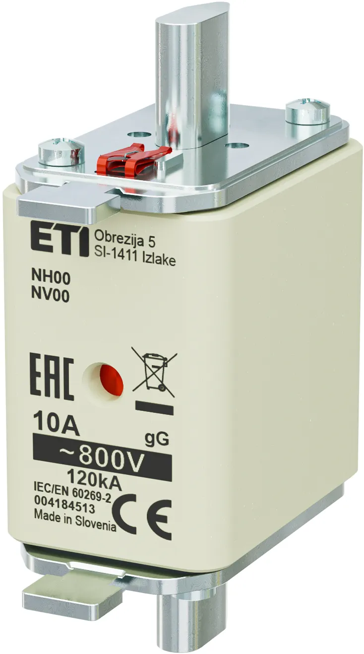 Sicherungseinsatz NH00 gG 10A/800V 004184513