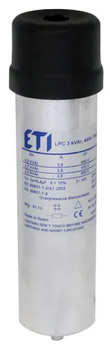 Kondensator LPC 3 kVAr, 480V, 50Hz 004656731