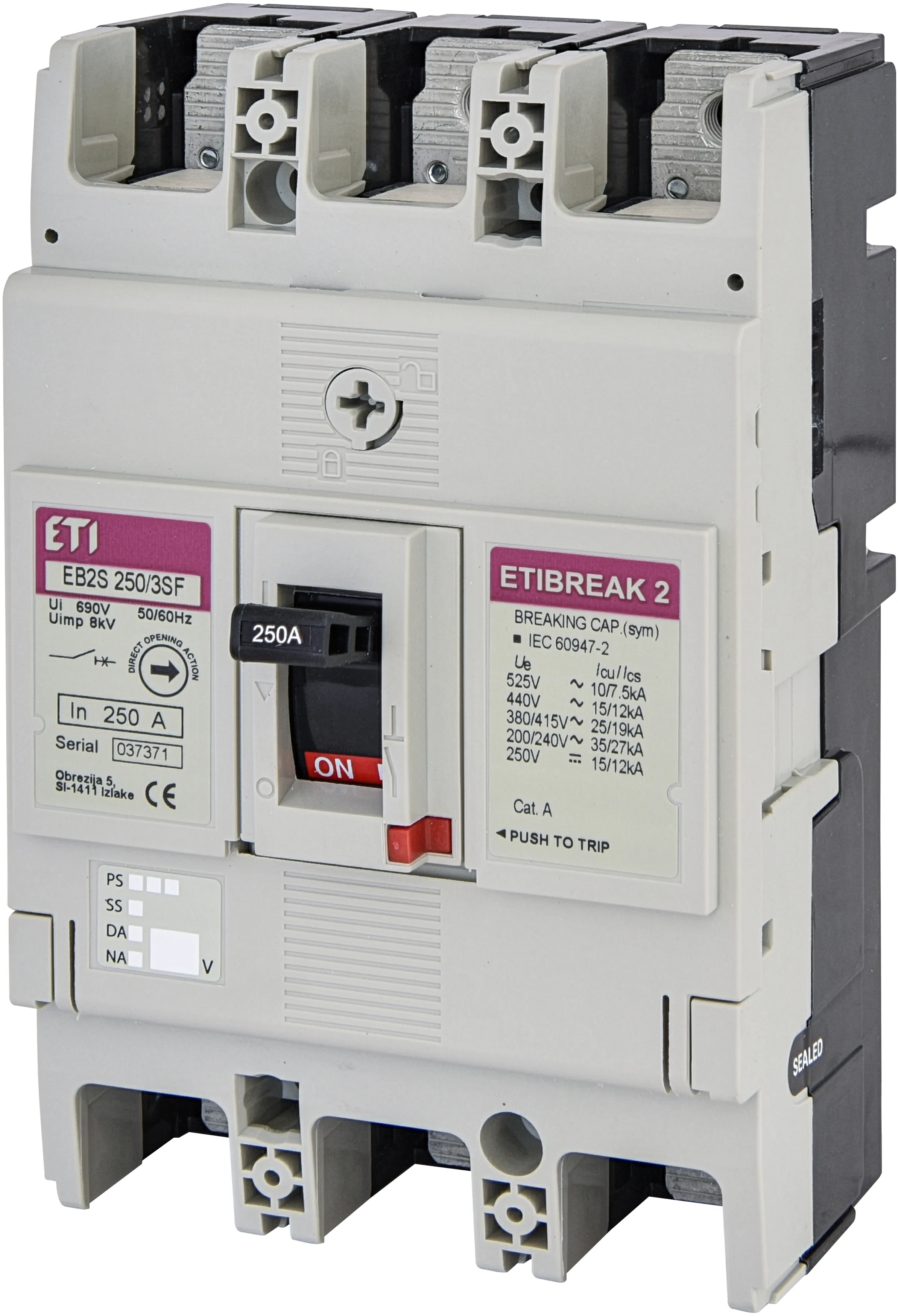 Leistungsschalter EB2S 250/3SF 250A 3p 004671839