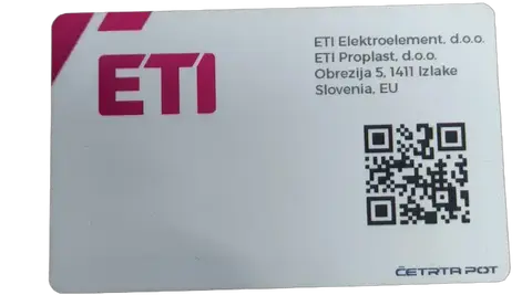 Bild von EVC-RFID card