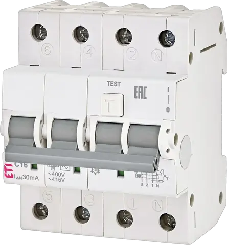KZS-4M 3p+N A B6/0.03 120V