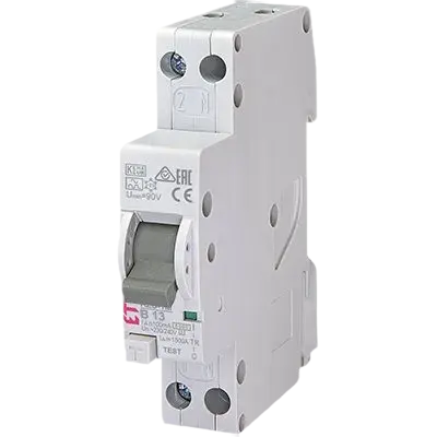 *KZS-1M 1p+N AC B13/0.01 6kA