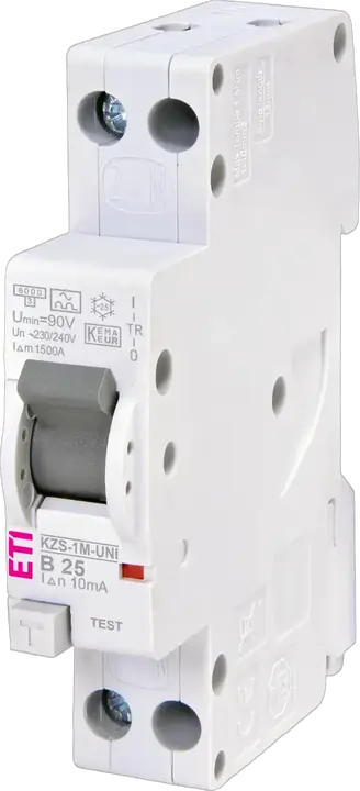 Bild von KZS-1M-UNI 1p+N A B25/0.01