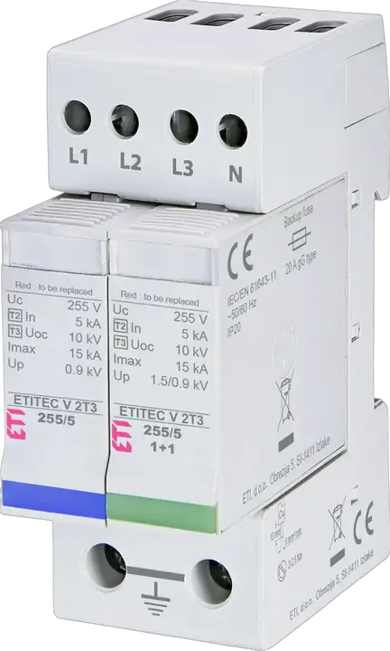 Bild von ETITEC V 2T3 255/5 3+1 RC