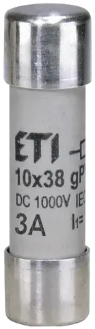 CH10x38 gPV 3A/1000V DC