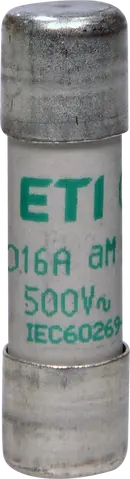 CH10x38 aM 0,16A/500V