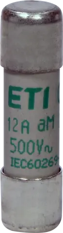 CH10x38 aM 12A/500V