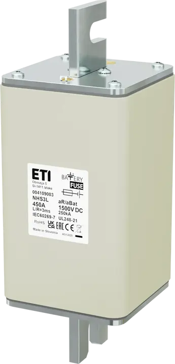 Bild von NHS3L aR/aBat 450A/1500V DC AL