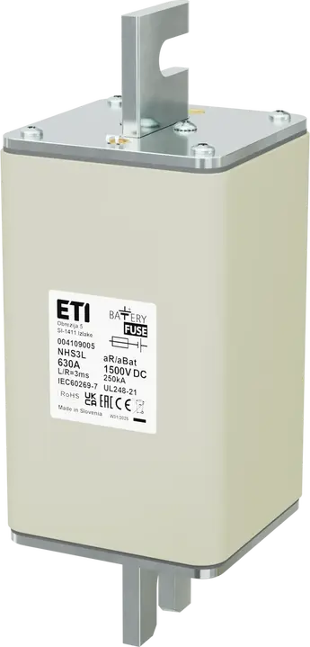 Bild von NHS3L aR/aBat 630A/1500V DC AL