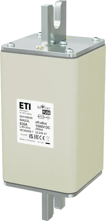Bild von NHU3L aR/aBat 630A/1500V DC AL