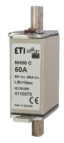 NH000 gBat 50A/80V DC