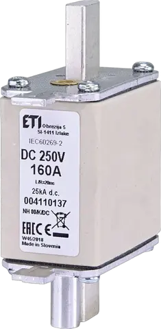 Bild von NH00/K 100A/250V DC