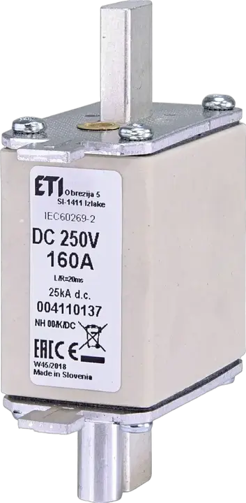 Bild von NH00/K 160A/250V DC