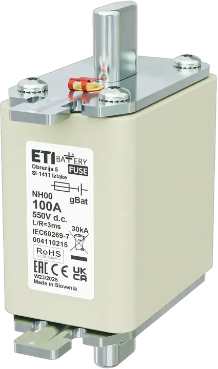 Bild von NH00 gBat 100A/550V DC