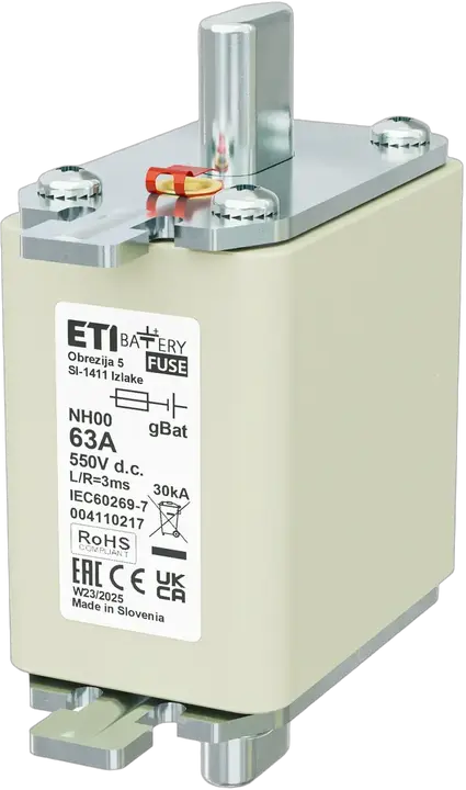 Bild von NH00 gBat 63A/550V DC
