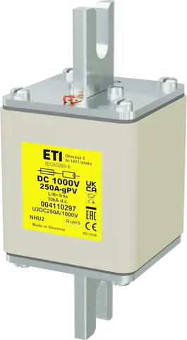 Bild von NHU2 gPV 250A/1000V DC