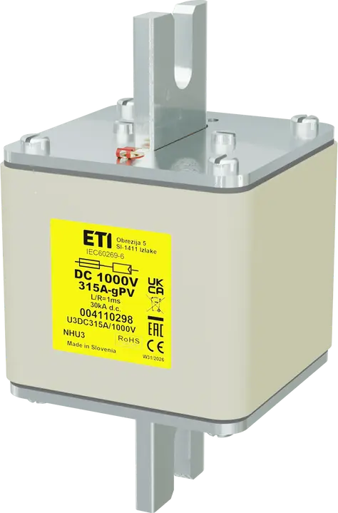 Bild von NHU3 gPV 315A/1000V DC