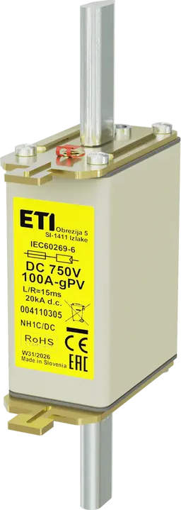 Bild von *NH1C gPV 100A/750V DC