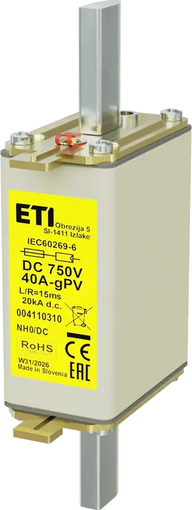 Bild von *NH0 gPV 40A/750V DC