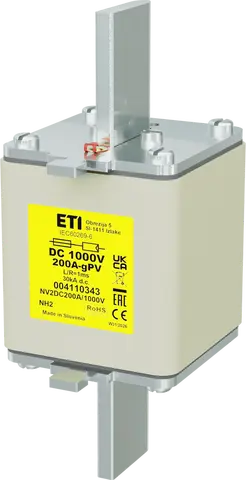 Bild von NH2 gPV 200A/1000V DC