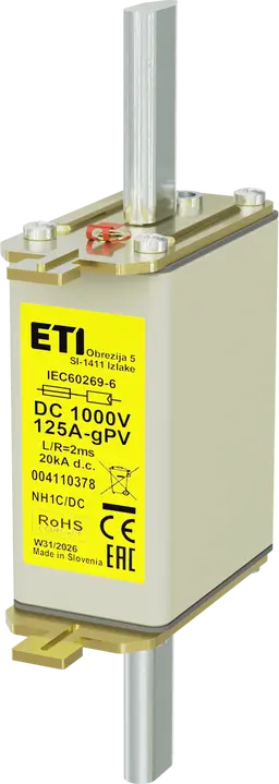 Bild von NH1C gPV 125A/1000V DC