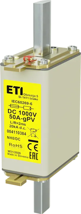 Bild von NH0 gPV 50A/1000V DC