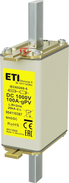 Bild von NH0 gPV 100A/1000V DC