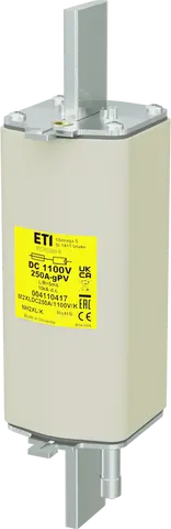 NH2XL/K gPV 250A/1100V DC
