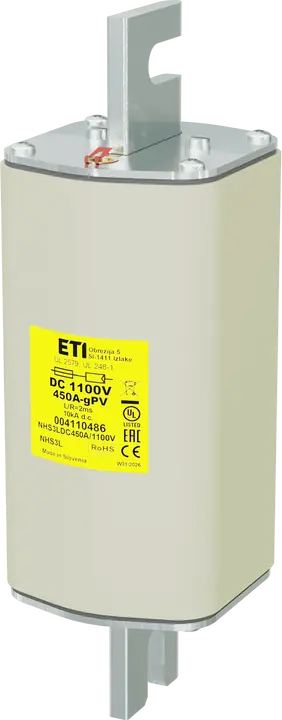 Bild von NHS3L gPV 450A/1100V DC UL