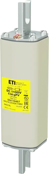 Bild von NHU1XL gPV 63A/1100V DC UL