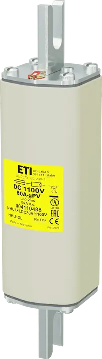 Bild von NHU1XL gPV 80A/1100V DC UL