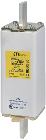 NHS1XL gPV 200A/1500V DC UL