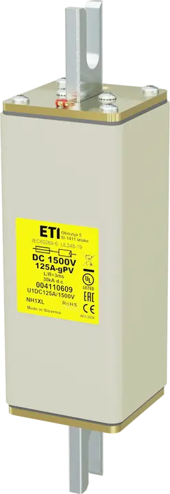 Bild von NHU1XL gPV 125A/1500V DC UL