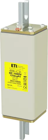 NHU1XL gPV 125A/1500V DC UL