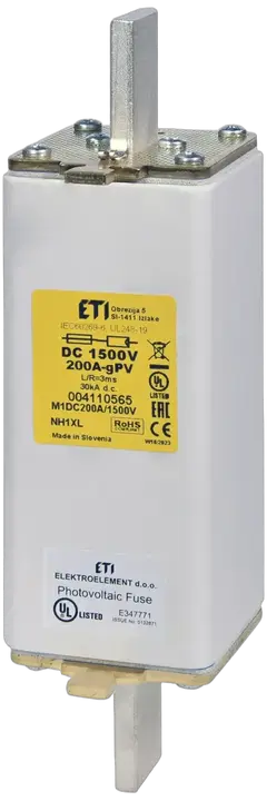 Bild von NHU1XL gPV 160A/1500V DC UL