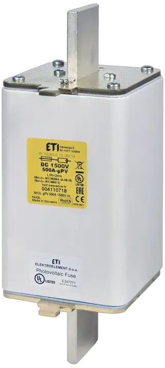 Bild von NH3L gPV 500A/1500V DC UL