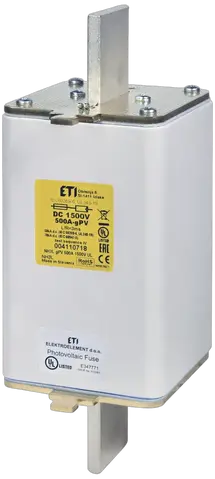NH3L gPV 500A/1500V DC UL