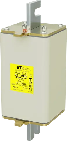 NHS3L gPV 400A/1500V DC UL