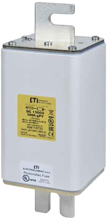 Bild von NHS3L gPV 450A/1500V DC UL