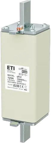 NH1XL gBat 125A/1500V DC