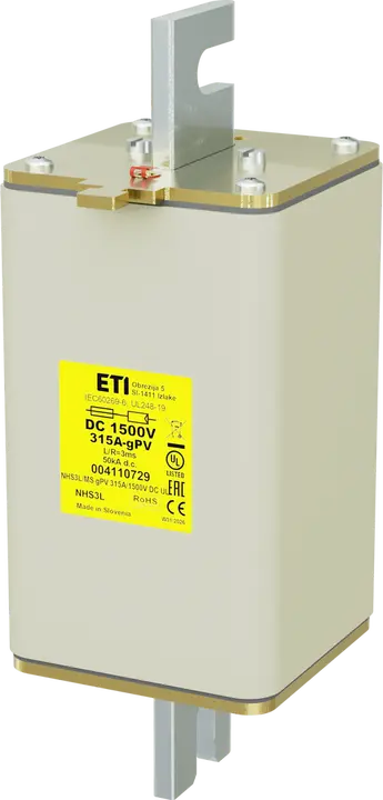 Bild von NHS3L/MS gPV 315A/1500V DC UL